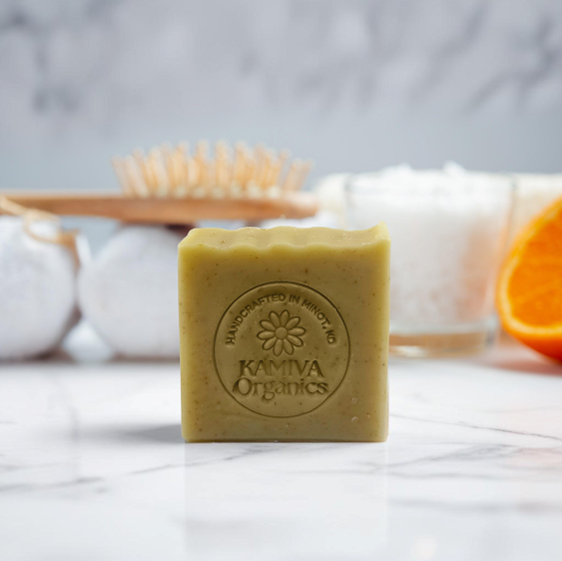Nordic Rye and Tallow Soap - Orange - Kamiva Organics