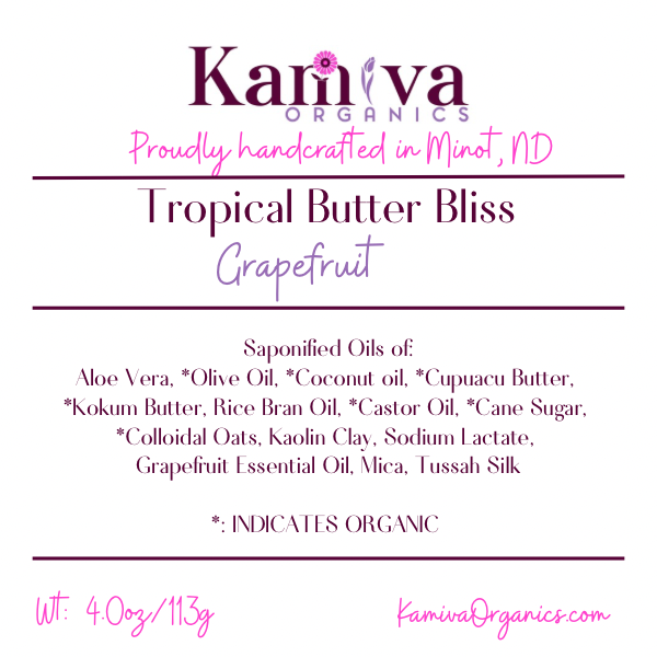 Tropical Butter Bliss - Grapefruit - Kamiva Organics
